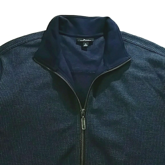 Marc Anthony Men's Zippered Jacket Blue XLarge - Picture 2 of 7